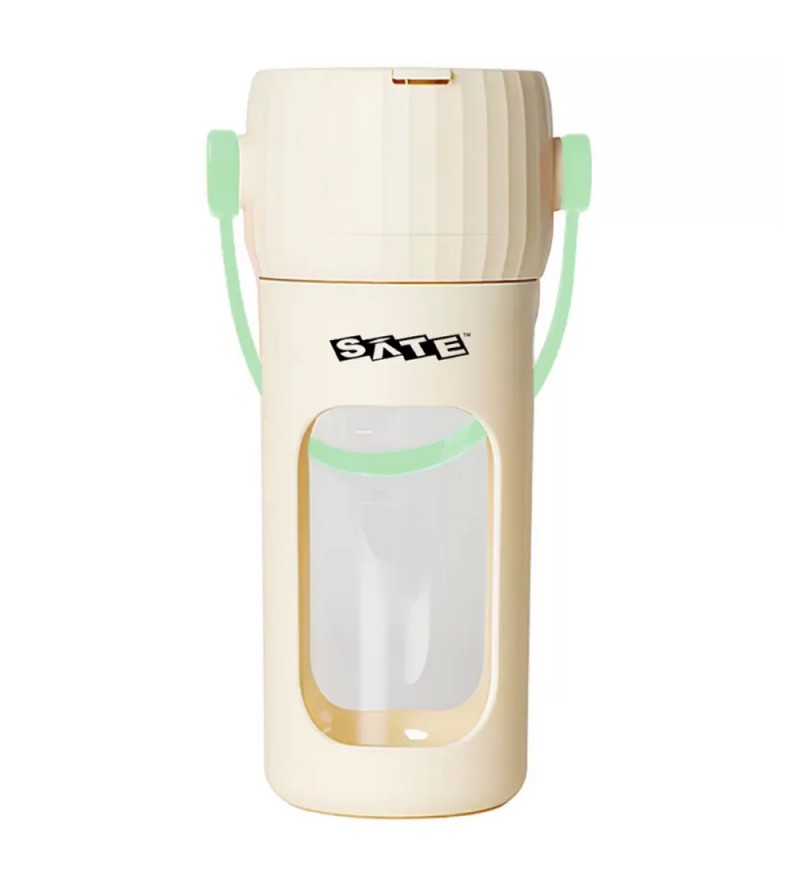 Licuadora Portatil Satellite A-P277 380ML/Recargable/USB-C - Beige/Green