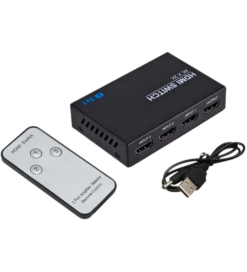 Hub Switch Satellite A-HD03 HDMI 5 Puertos - Negro