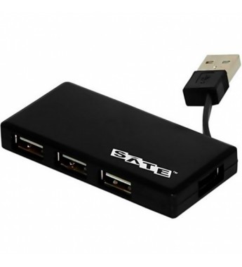 Hub USB Satellite A-HUB08 con 4 Puertos USB - Negro