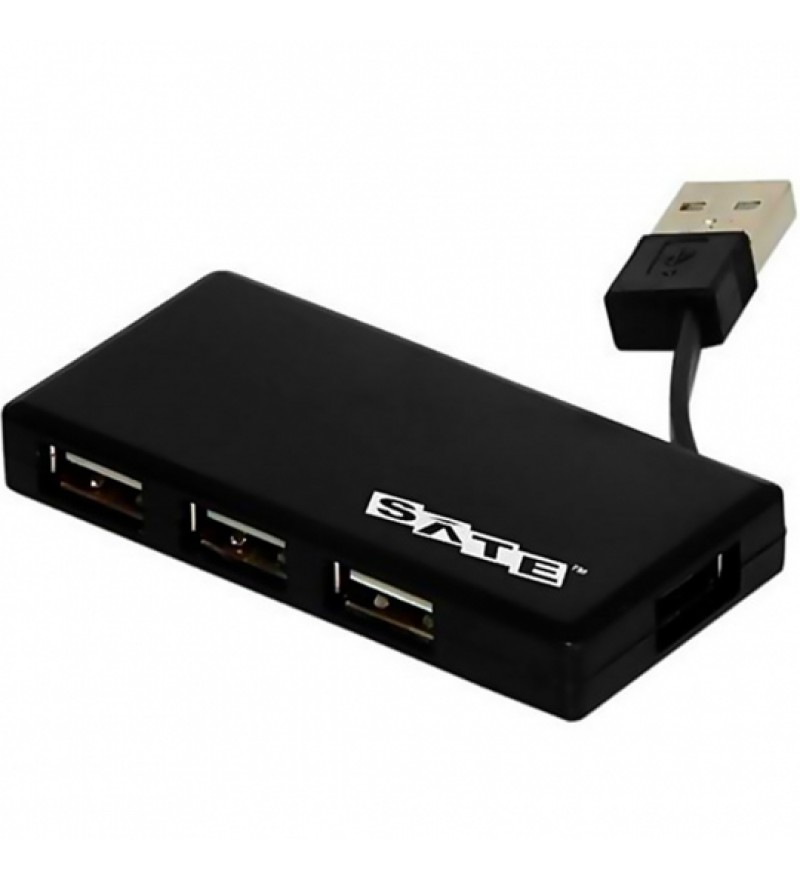 Hub USB Satellite A-HUB08 con 4 Puertos USB - Negro
