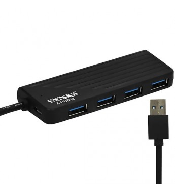 Hub USB Satellite A-HUB14 con 4 Puertos USB 3.0 - Negro