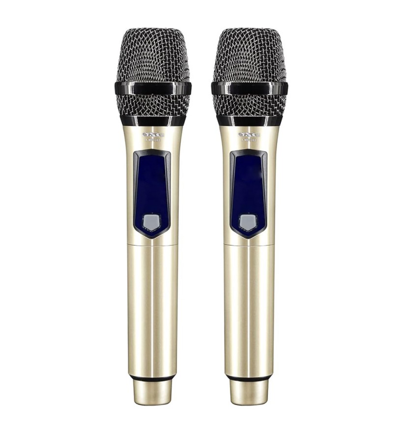  Micrófono Sate A-MK1202 Wireless - Gold