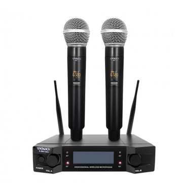  Micrófono Sate A-MK1203 Wireless - Black