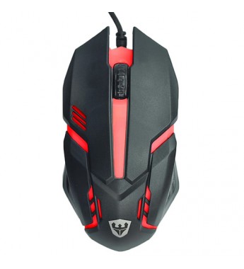 Mouse Óptico Gaming Satellite A-95 con 1.000DPI/USB/RGB - Negro