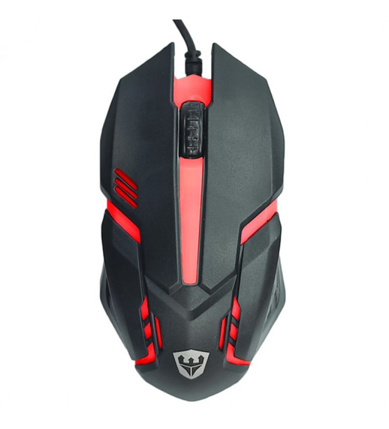 Mouse Óptico Gaming Satellite A-95 con 1.000DPI/USB/RGB - Negro