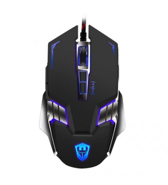 Mouse Óptico Gaming Satellite A-GM05 con 4.800DPI/USB/RGB - Negro
