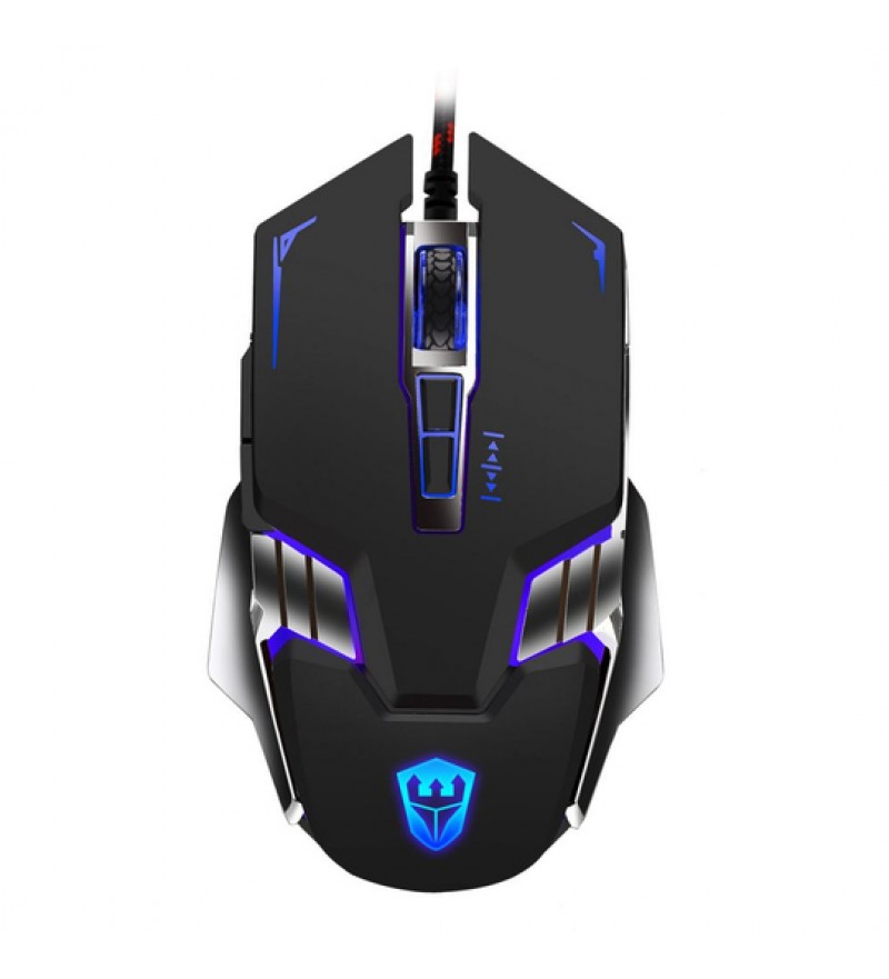 Mouse Óptico Gaming Satellite A-GM05 con 4.800DPI/USB/RGB - Negro