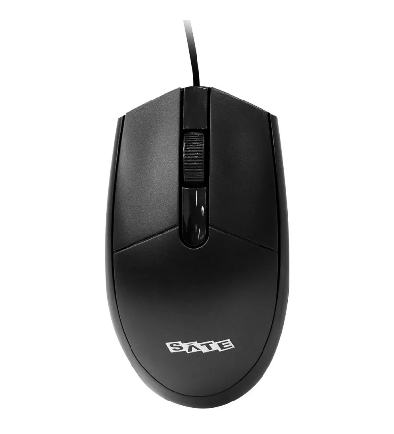 Mouse Óptico Satellite A-37 con 1000DPI/USB - Negro