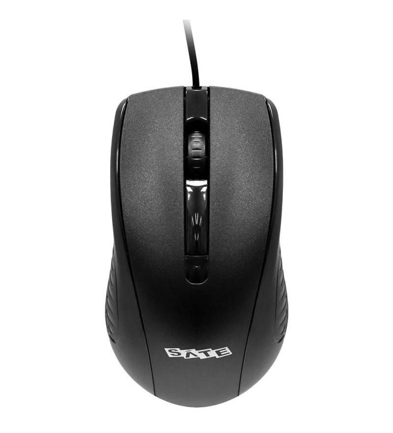 Mouse Óptico Satellite A-38 con 1000DPI/USB - Negro