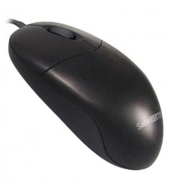Mouse Óptico Satellite A-33 con 1000DPI/USB - Negro