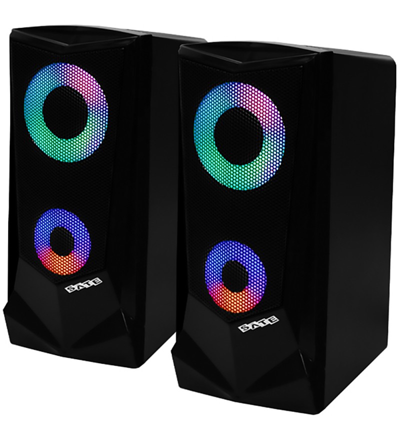 Speaker Satellite AS-689U 6W/USB/LED/RGB - Negro