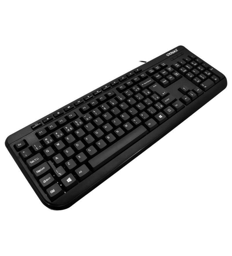 Teclado Satellite AK-833 Multimedia USB Portugués - Negro