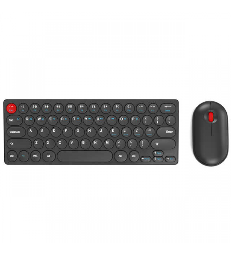 Teclado Satellite + Mouse AK-6012G 2,4GHZ Wireless - Black (Español)