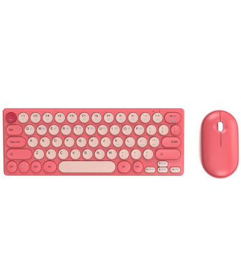 Teclado Satellite + Mouse AK-6062G 2.4GHZ Wireless - Rojo (Español)