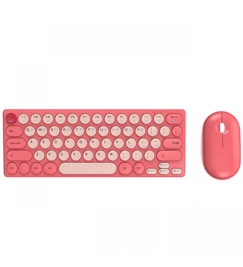 Teclado Satellite + Mouse AK-6062G 2.4GHZ Wireless - Rojo (Español)