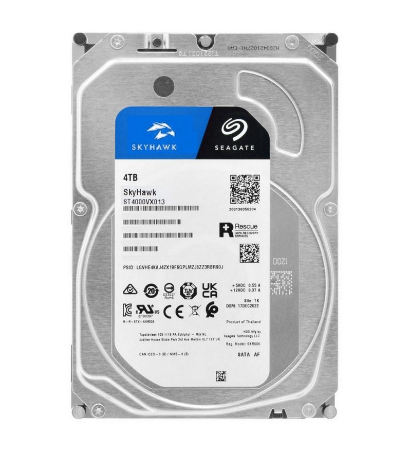 HD 3.5" Seagate Skyhawk de 4TB ST4000VX013 256MB/5400RPM