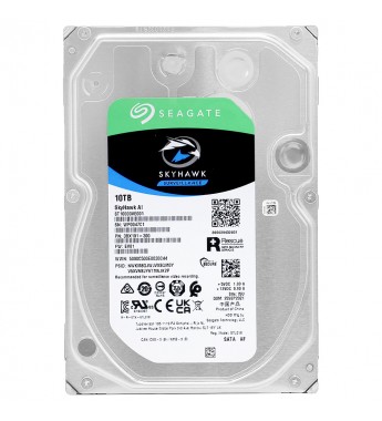 HD 3.5" Seagate Skyhawk de 10TB ST10000VE001 7200RPM - Plata