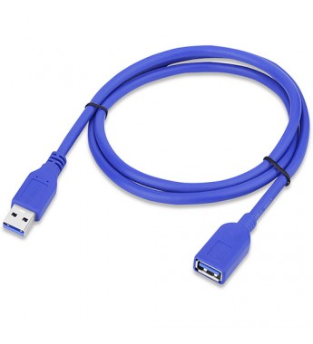 Cable Extensor USB 3.0 (1.5 Metros) - Azul