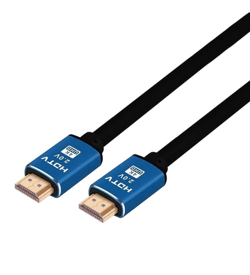 Cable HDMI HDTV 4K (10 Metros) - Negro/Azul
