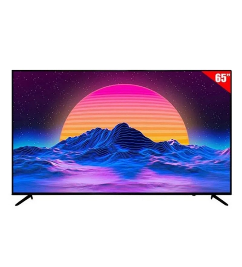 Smart TV LED de 65" HYE HYE65ATUH 4K con Wi-Fi/USB/HDMI/Android - Negro