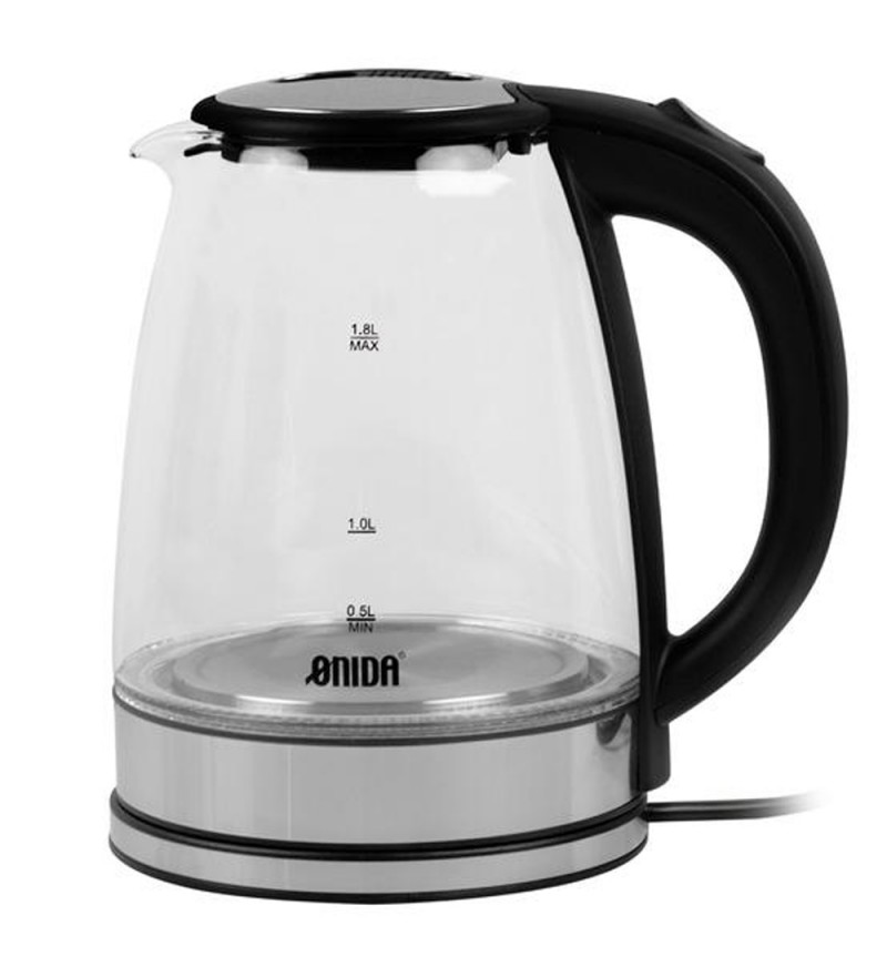 Hervidora Eléctrica de Vidrio Onida ON-123 1.8L 220V 50/60Hz