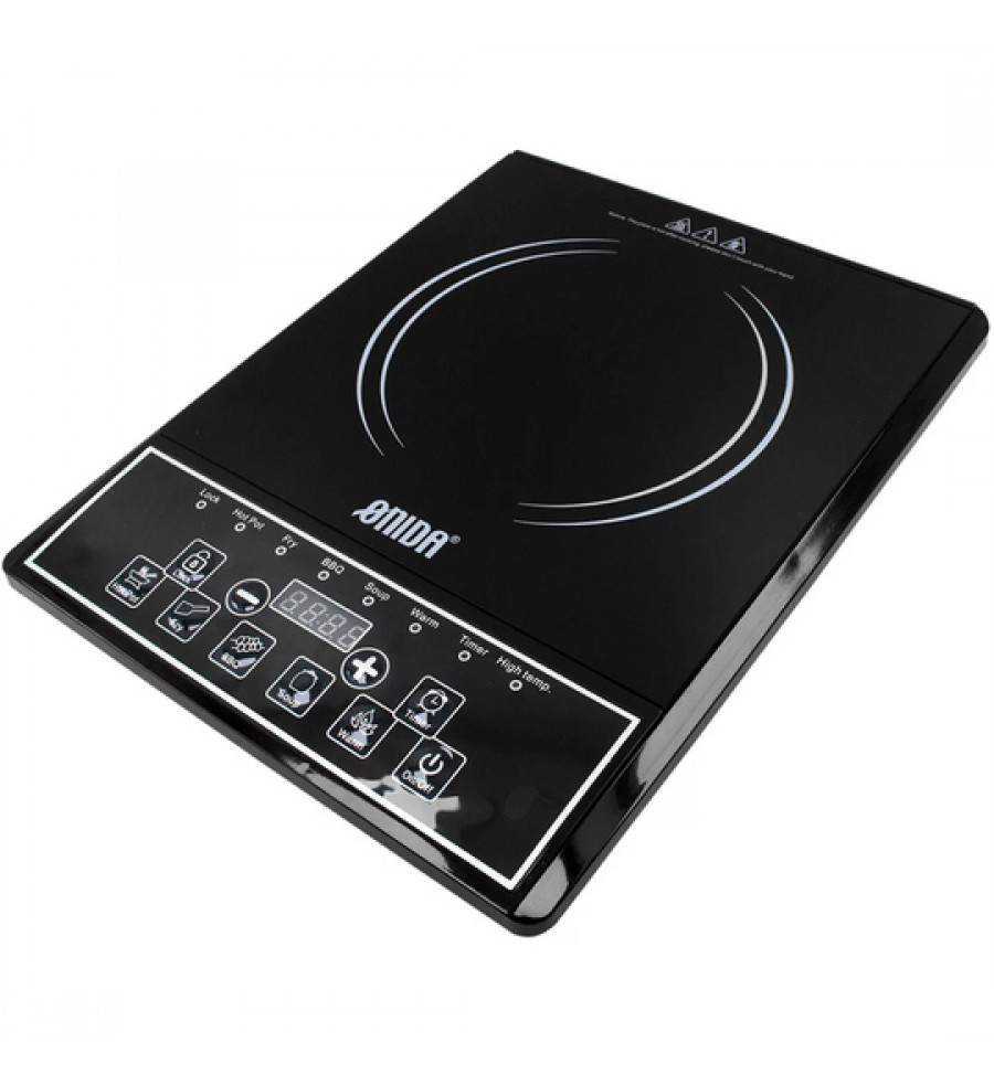 Cocina Eléctrica Onida ON-400 con 1000W/LED/110V - Negro