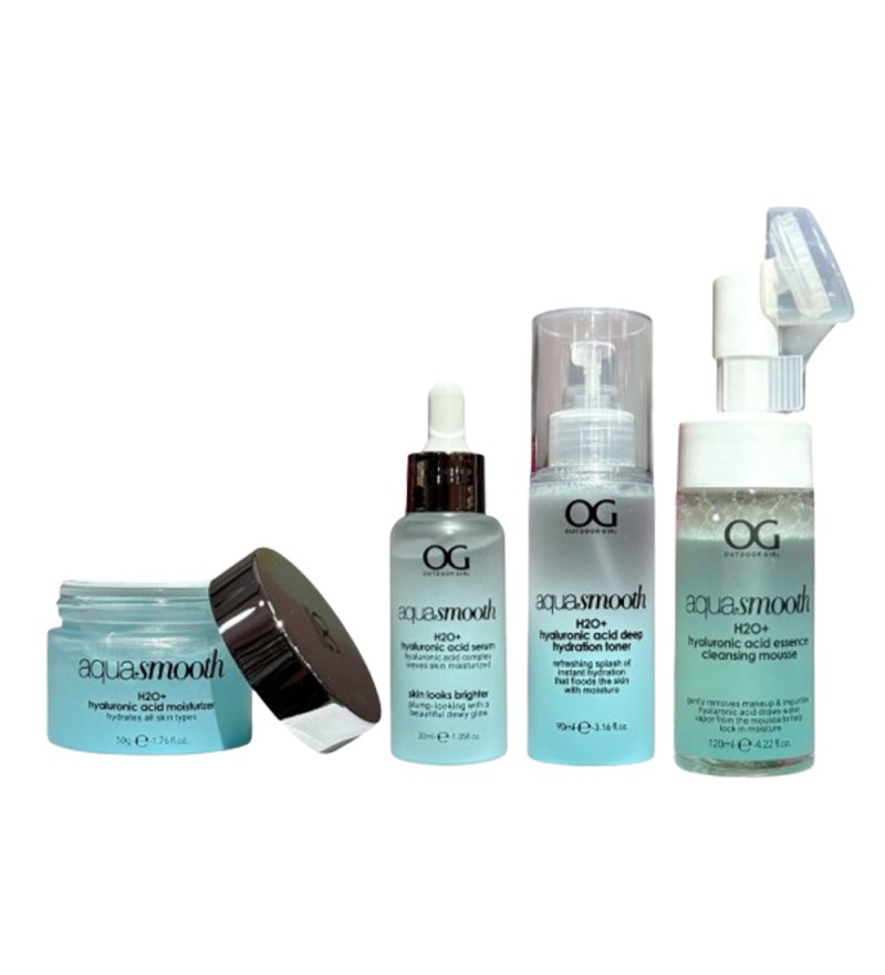 Skin Care Outdoor Girl Set D225 Aquasmooth H20+ 4 Unidades