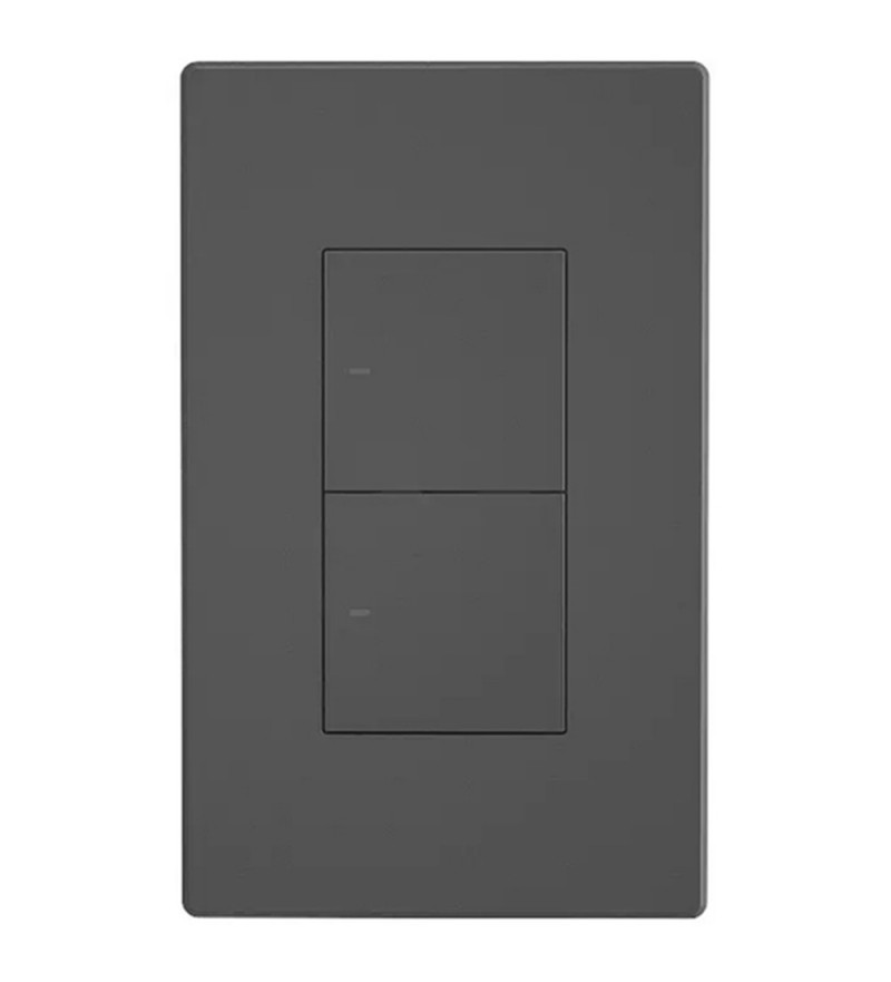 Interruptor de Pared Inteligente Smart Sonoff SwitchMan M5-2C-120 + Bandeja DR 7001 Wi-Fi/Bluetooth/2 Botones - Dim Grey
