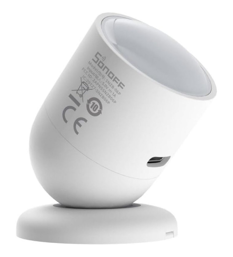 Sensor de Movimiento Sonoff ZigBee Human SNZB-06P - Blanco