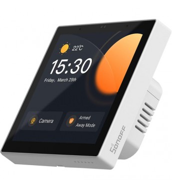 Interruptor de Pared Inteligente Sonoff NSPanel86PW Pantalla 3.95" Wi-Fi/Zigbee 3.0 - Blanco