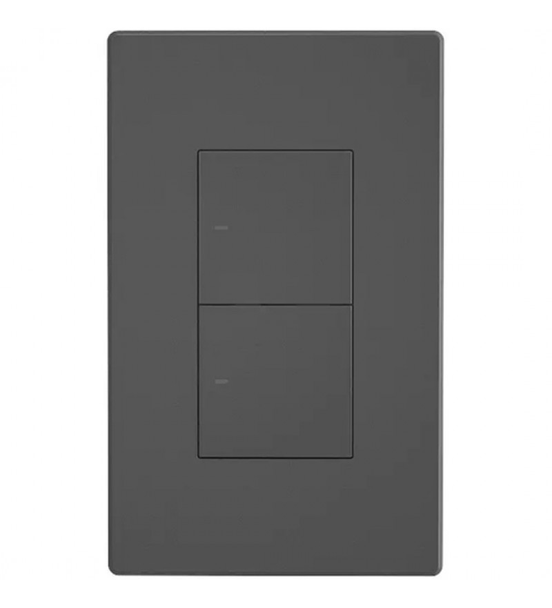 Interruptor de Pared Inteligente Smart Sonoff SwitchMan M5-2C-120 Wi-Fi/Bluetooth/2 Botones Bivolt - Dim Gray