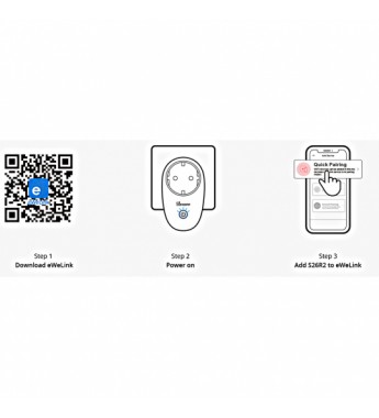 Enchufe Smart Wi-Fi Sonoff S26R2TPN-BR 16A 220V/4000W - Blanco