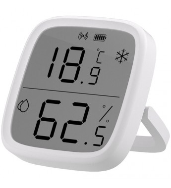 Sensor de Temperatura y Humedad ZigBee SNZB-02D Zigbee 3.0 - Blanco