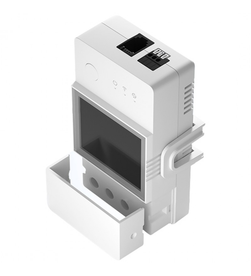 Interruptor de Monitorización de Temperatura y Humedad Sonoff THR316D Elite Bluetooth/Wi-Fi/Bivolt 16A - Blanco