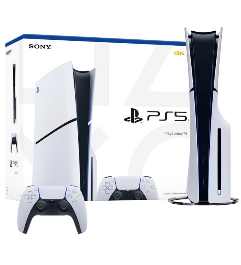 Consola Sony PlayStation 5 de 1TB SSD CFI-2015 Slim (Disk) Bivolt - Blanco/Negro (Americano) 