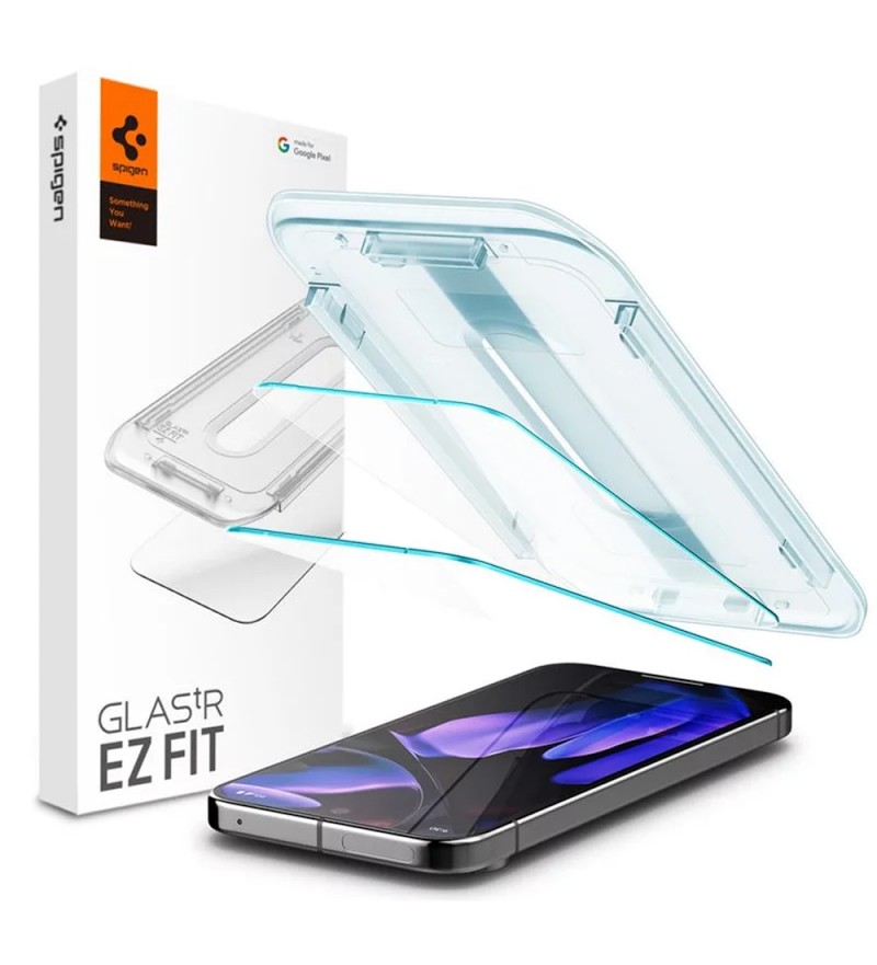 Pelicula Spigen Pixel 9 PRO XL Glas.Tr Ez Fit AGL08445 - Transparente (Caja Fea)