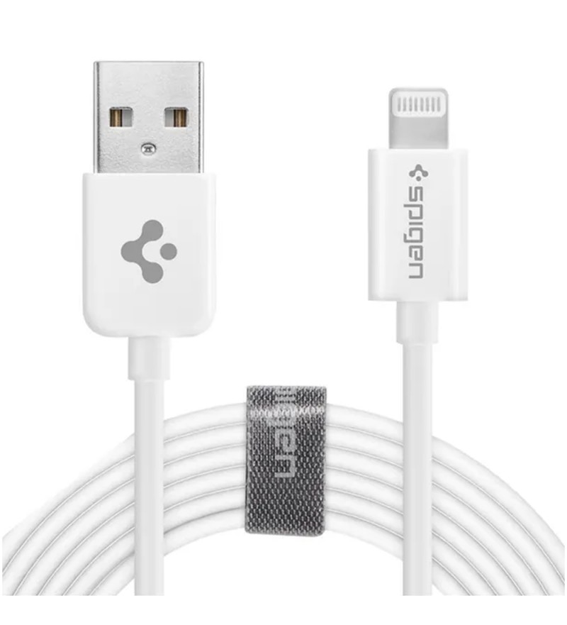 Cable Spigen Apple C20LS USB-A a Lightning 000CB24457 2mt- White