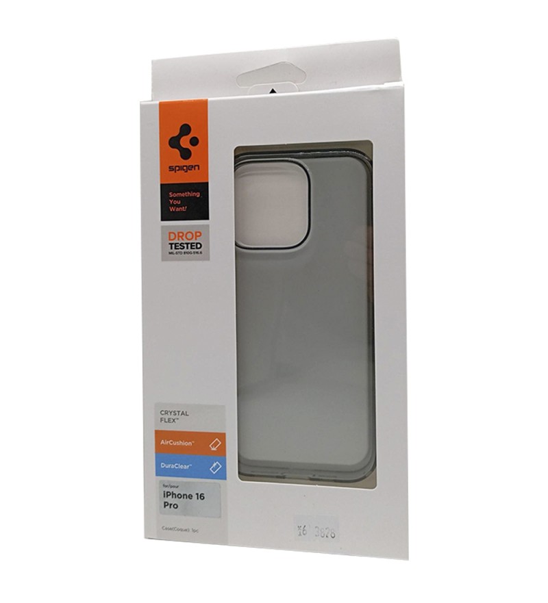 Funda para iPhone 16 Pro Spigen Crystal Flex ACS08160 - Space 