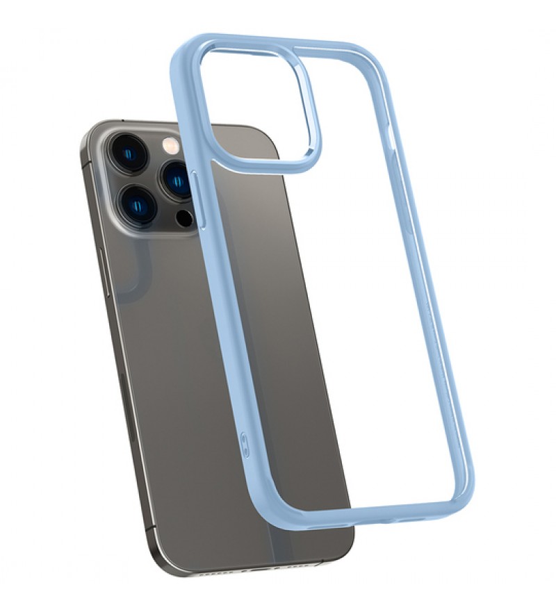Funda para iPhone 14 Pro Spigen Case Crystal Hybrid ACS04667 - Sierra Blue