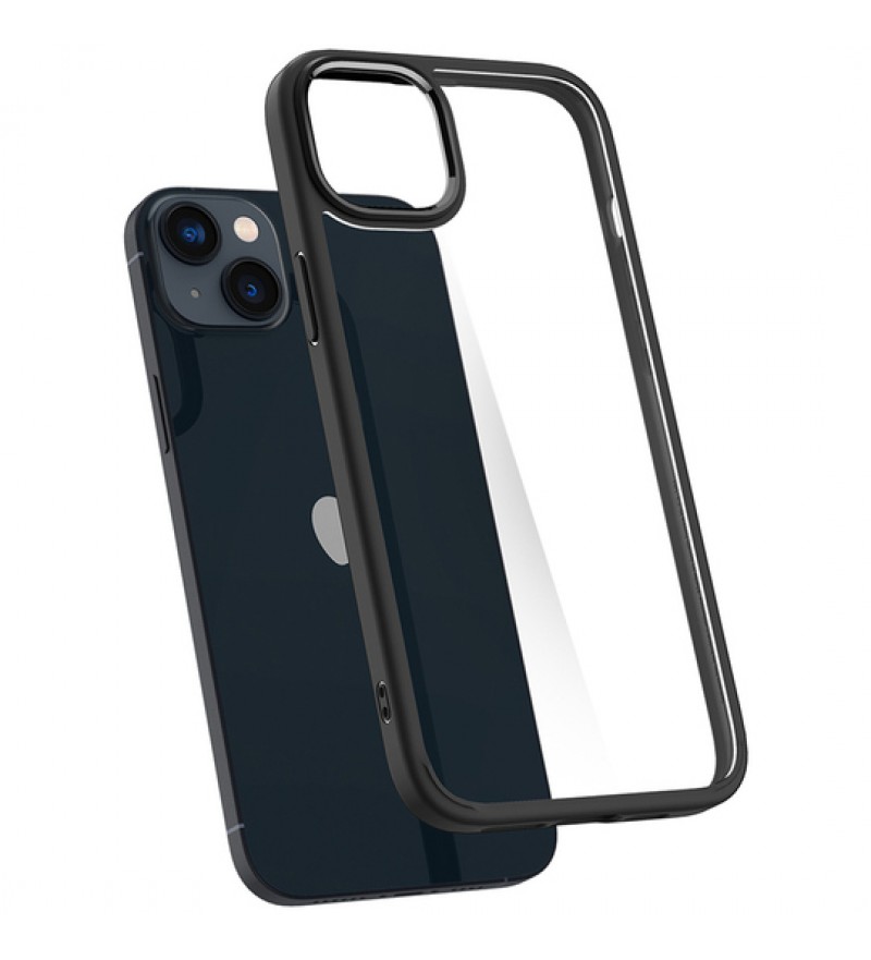 Funda para iPhone 14 Plus Spigen Case Crystal Hybrid ACS04655 - Matte Black