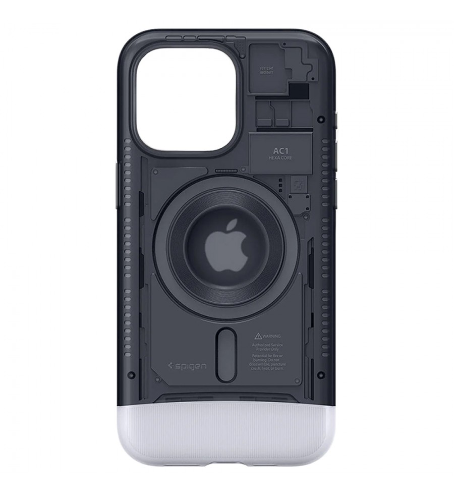 Funda para iPhone 15 Pro Max Spigen Classic C1 MagFit ACS06607 - Graphite