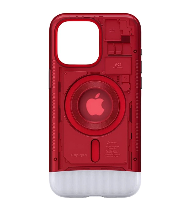Funda para iPhone 15 Pro Max Spigen Classic C1 MagFit ACS06609 - Ruby