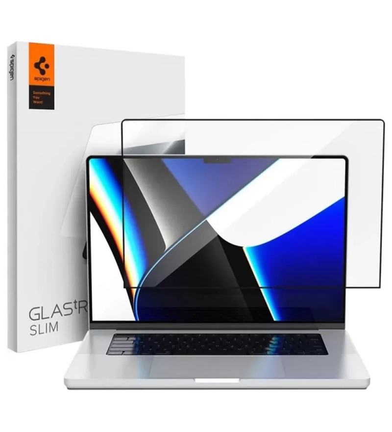Pelicula Spigen Macbook Pro 14" GLAS.TR SLIM AGL04234 - Transparente