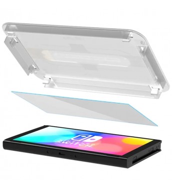 Pelicula Spigen para Nintendo Switch OLED Glas TREZ AGL03829 - Transparente