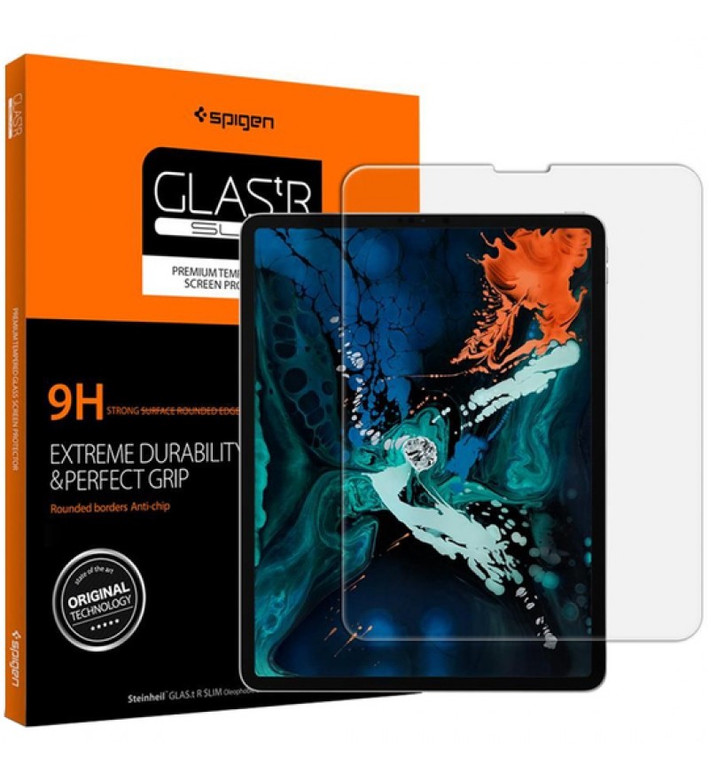 Pelicula para iPad Pro de 12.9" Spigen Glas.tR SLIM 068GL25594 - Transparente
