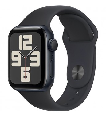 Apple Watch SE 2 40mm MXE73LL/A GPS S/M - Caja de Aluminio Mindnight/ Sport Band 