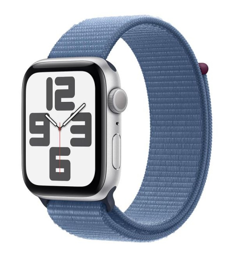Apple Watch SE 2 44mm MXET3LL/A GPS - Caja de Aluminio Silver/Blue Sport Loop