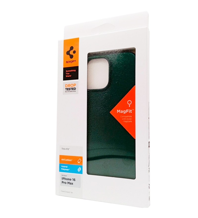Funda para iPhone 16 Pro Max Thin Fit Mag Fit Abyss ACS08813 - Green