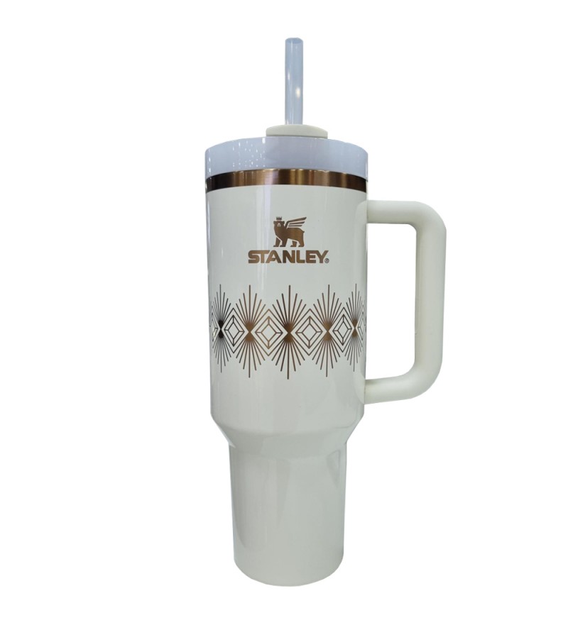 Vaso Térmico Stanley The Flowstate Quencher H2.0 de 1.18L - Cream