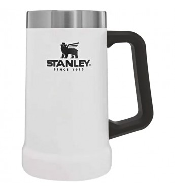 Vaso Térmico Stanley Big Grip Beer Stein 10-02874-071 de 709mL - Blanco